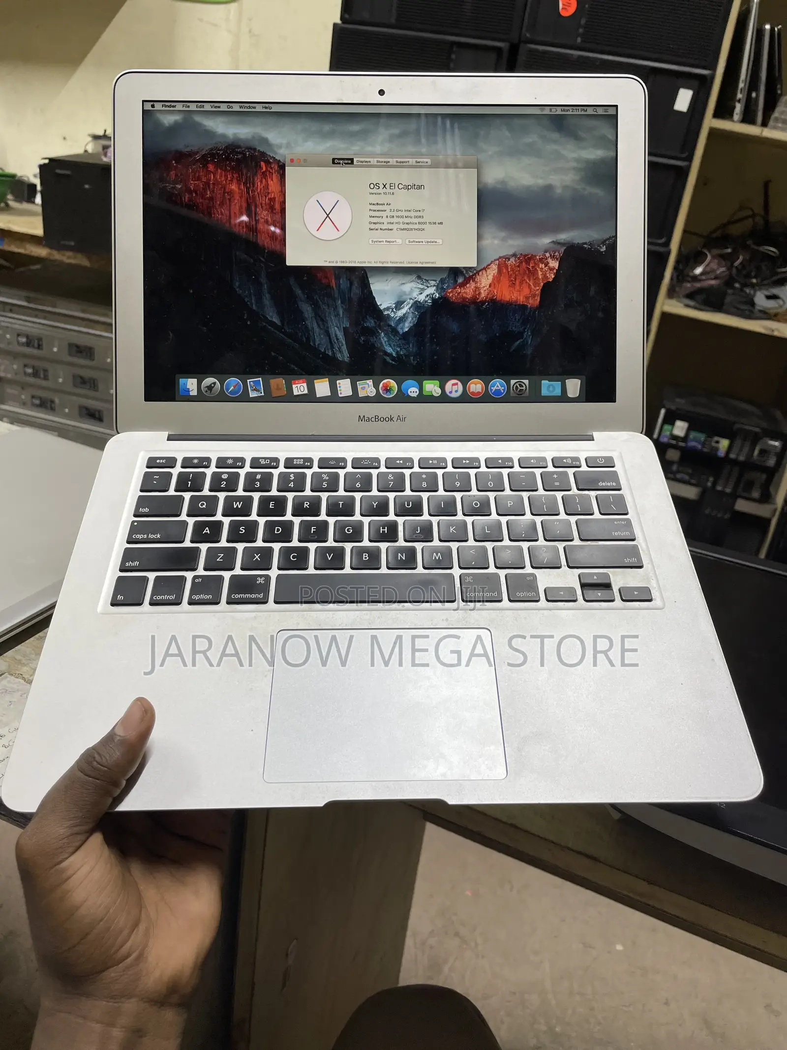 Laptop Apple MacBook Air 2015 8GB Intel Core i7 SSD 256GB