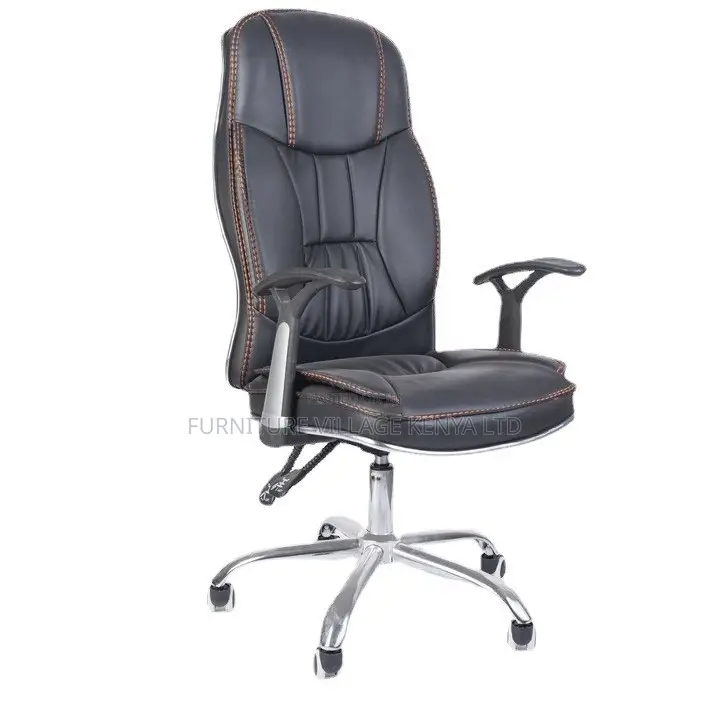 Office Chair; Black Adjustable Generic Office Computer Chair