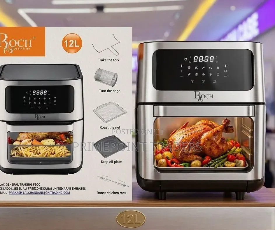 Roch 12 Litres Digital Air Fryer Grill – Versatile Kitchen Appliance