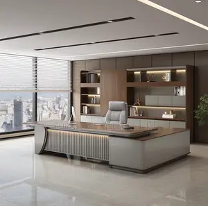 Office Desk: L-Shaped Excutive Desk 2.2M