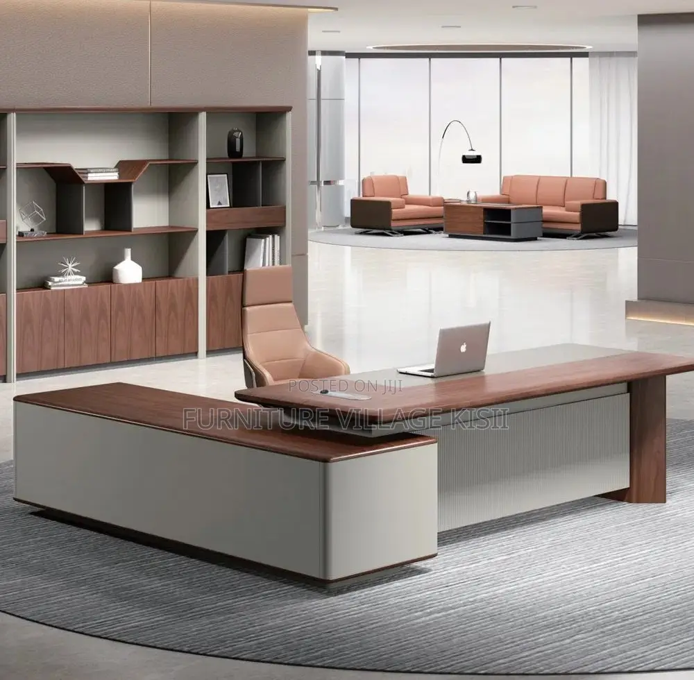 Office Desk: L-Shaped Excutive Desk 2.2M