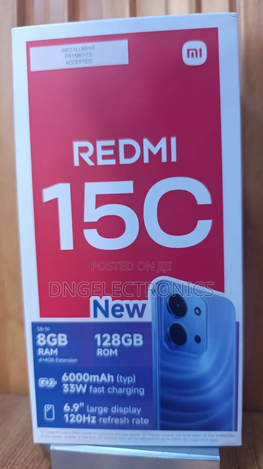 New Xiaomi Redmi 15C 4G 128 GB Black