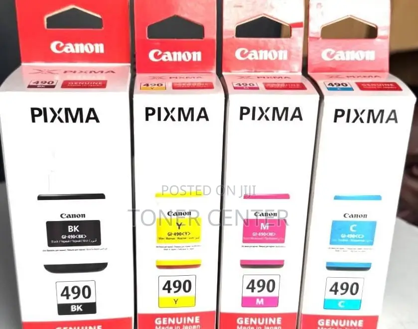 Original Canon GI-490 Ink Set
