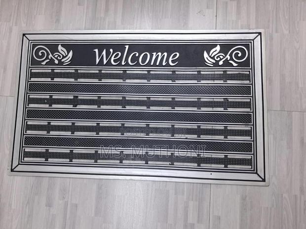 WELCOME Highly Flexible, Anti-Slip Rubber DOORMATS - thumbnail 4