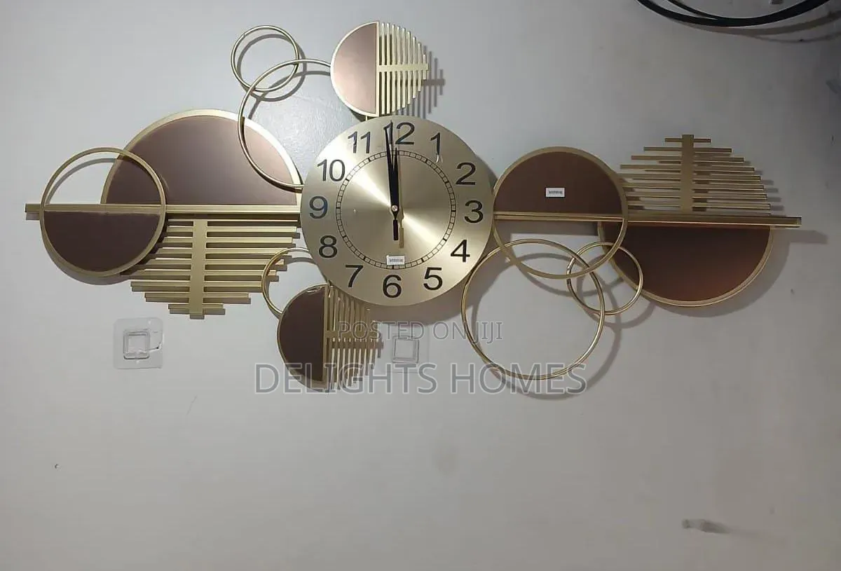 Luxury Abstract Mirror Wall Clock-Tet