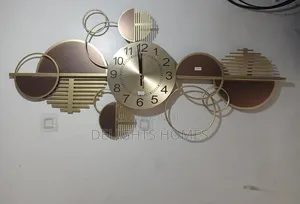 Luxury Abstract Mirror Wall Clock-Tet