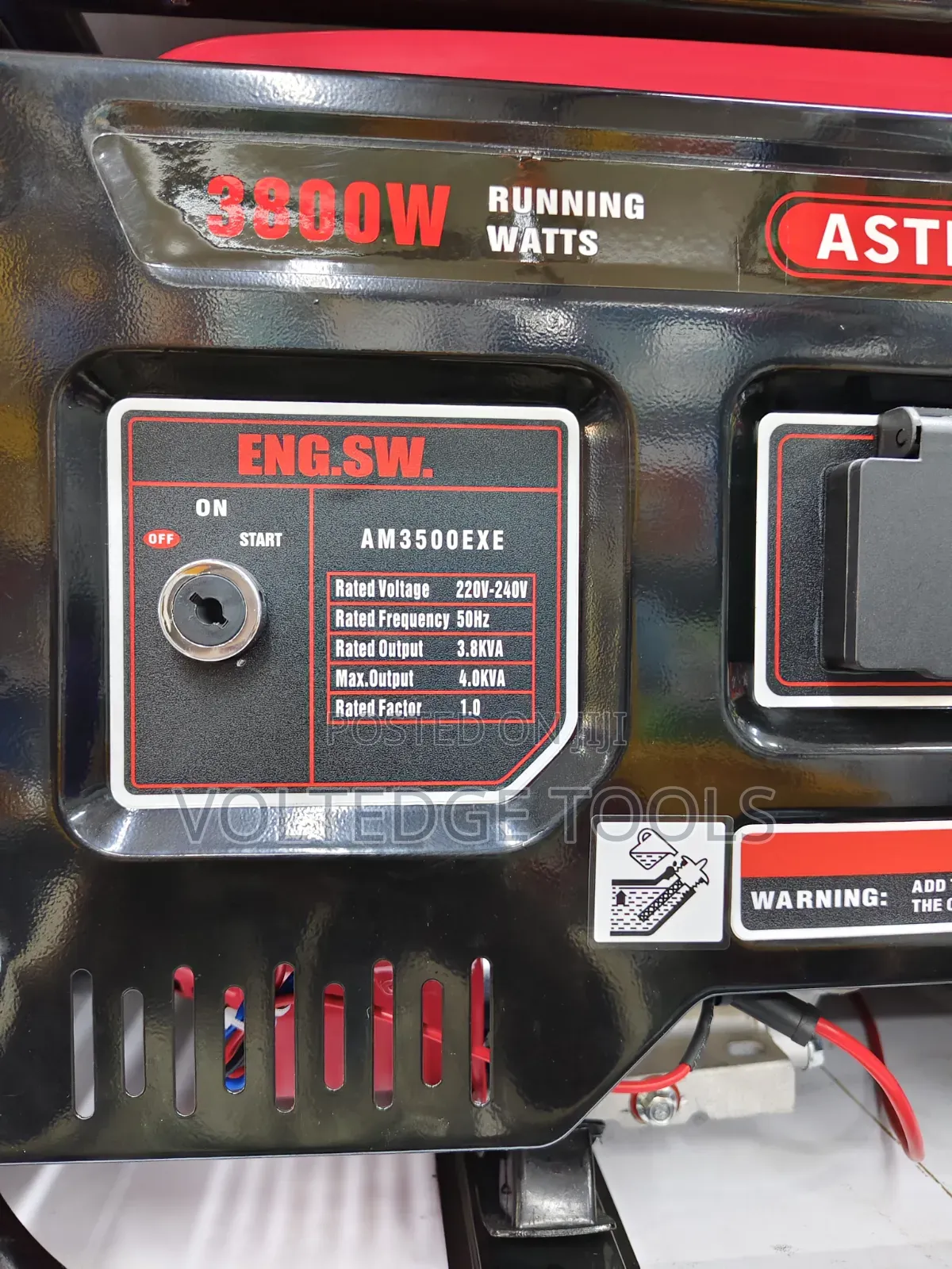 Astramilano AM3500EXE Petrol Generator.