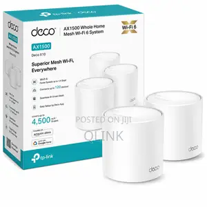 TP-Link Deco X10 AX1500 Whole Home Mesh (3 Pack) - TL-DECO X10