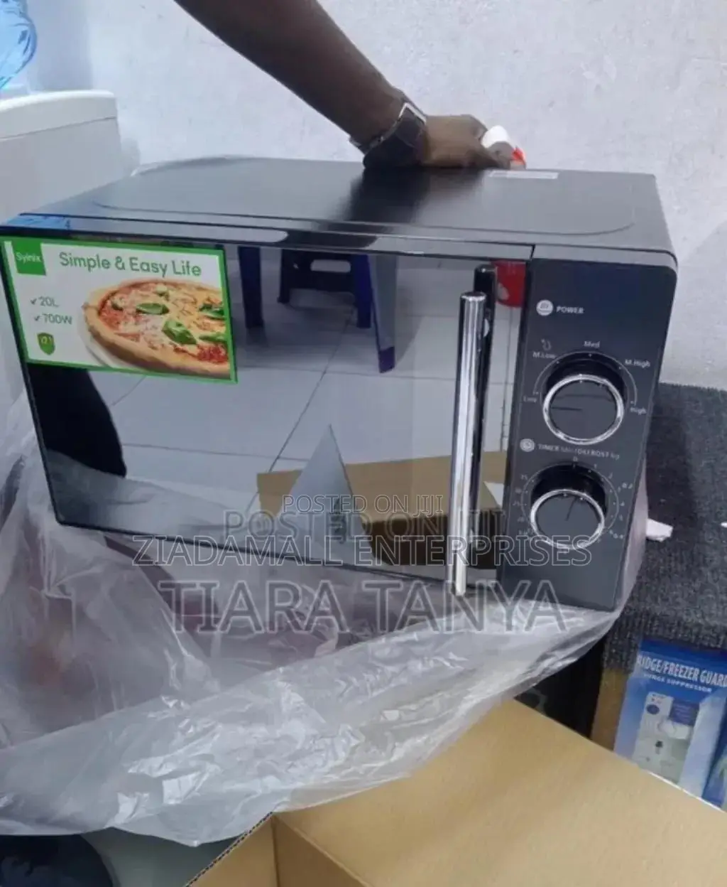 Colour Black New Syinix Manual Microwave