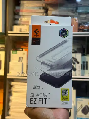 [2 Pack] Spigen Samsung S26 Screen Protector 6.3" EZ Fit Pro HD
