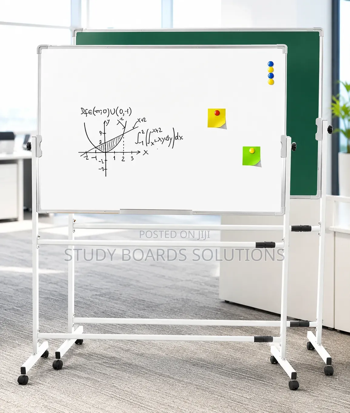 150x90cm Magnetic Whiteboard With Stand Ideal for Teaching, Meetings