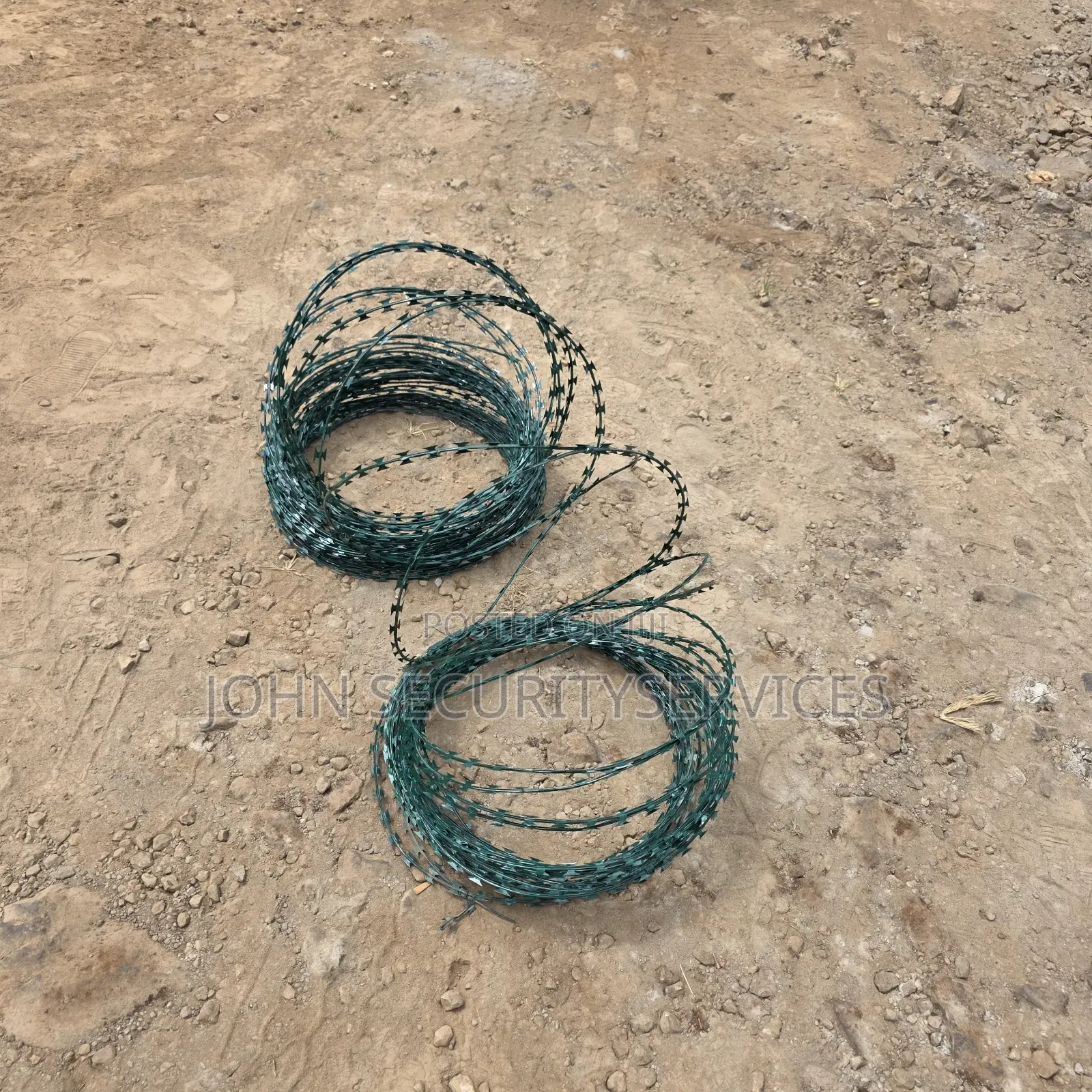 Green Razor Wire