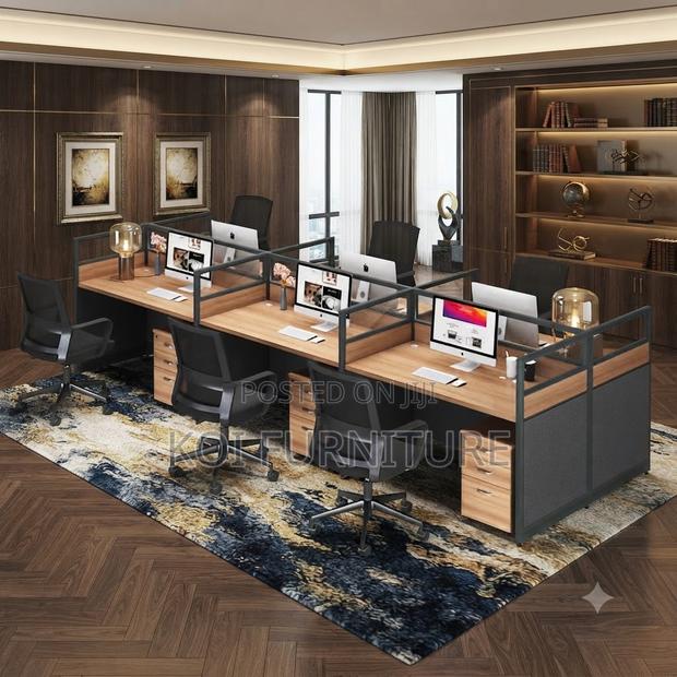 Office Workstation; Six Users Partitioned Office Workstation - thumbnail 3