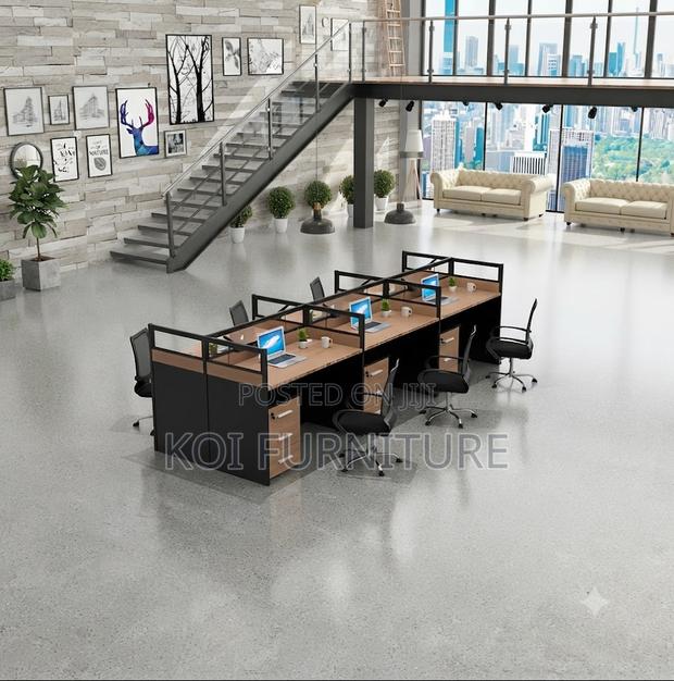 Office Workstation; Six Users Partitioned Office Workstation - thumbnail 4
