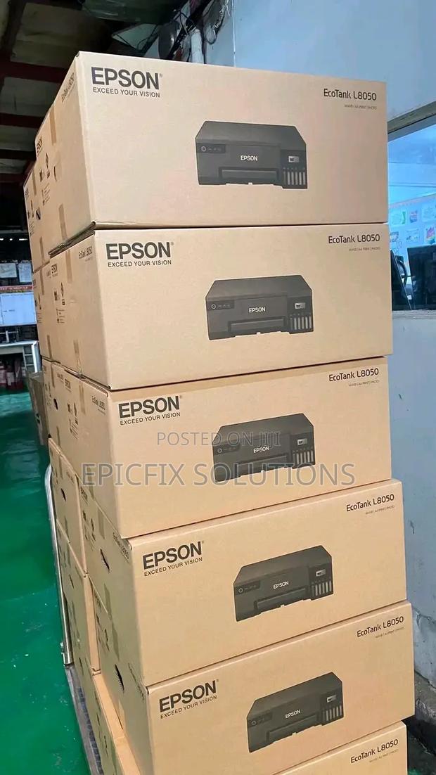 PVC Cards, Certificate and Large GSM Papers Printer L8050 Available - main view