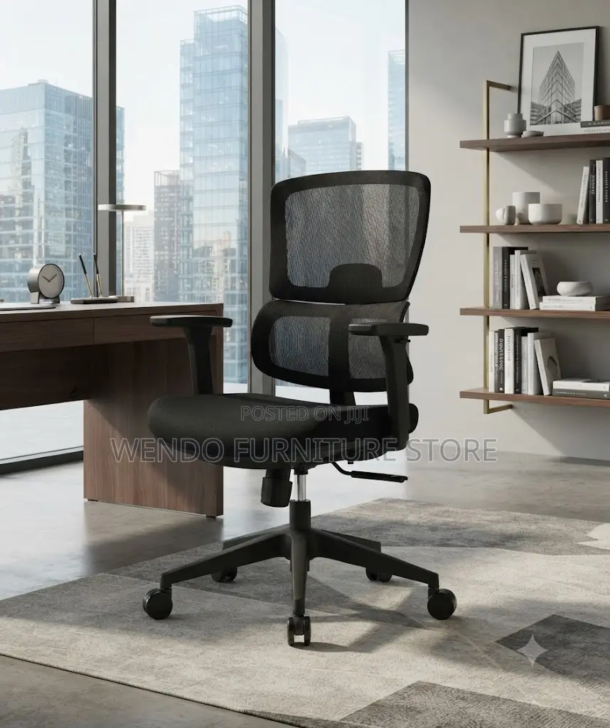 Office Chairs; Orthopedic Supportive Office Seat With Mid Backrest