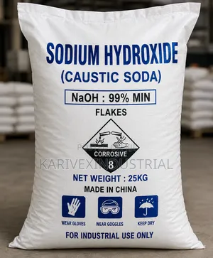 Caustic Soda Flakes 25 Kg(Sodium Hydroxide)