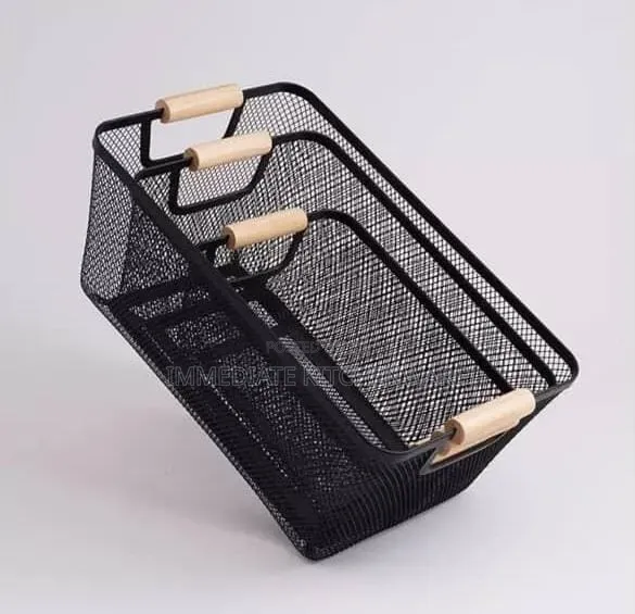 3 Piece Extra Large Plastic Mesh Storage Baskets