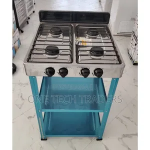 Standing Cooker With Shelves 4 Gas - Rebune
