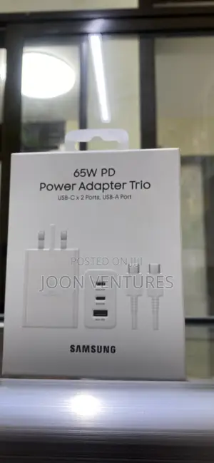 65W PD Power Adapter Trio