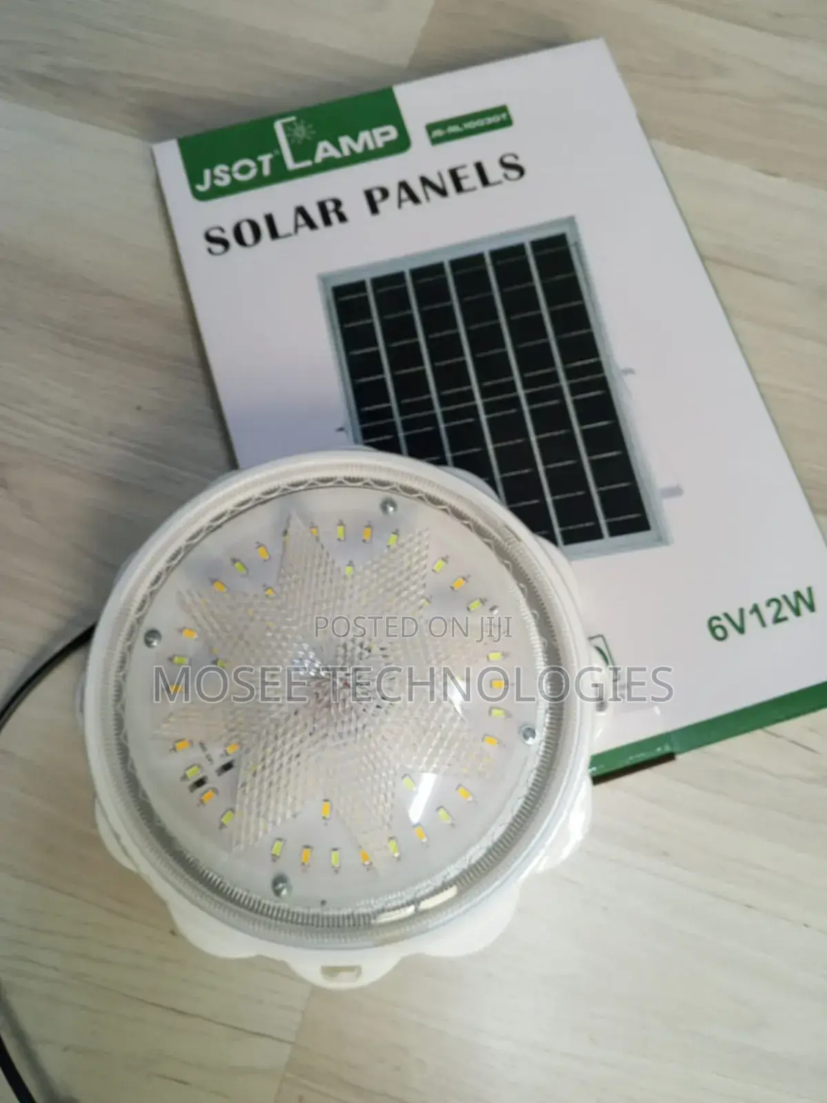 Jsol Lamp 6V 12W Solar Panel LED Outdoor Light
