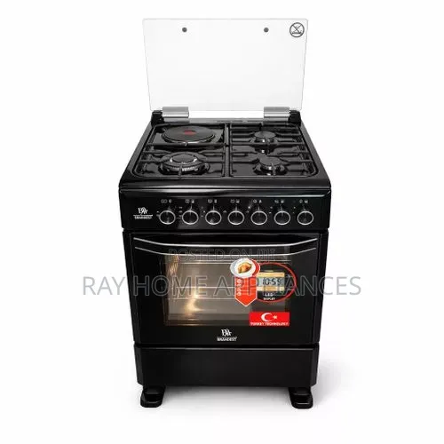 BJs Standing Cooker EVEREST Black 60x60cm 3+1 Premium