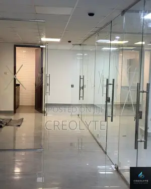 Frameless Glass Office Partitions Doors – Commercial Installation