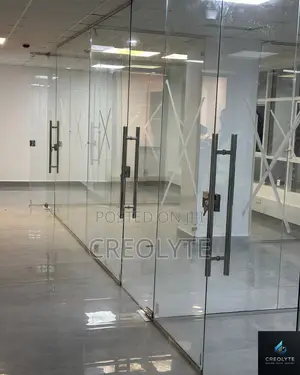 Frameless Glass Office Partitions Doors – Commercial Installation