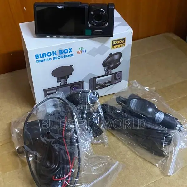 . C309 3-Lens Dash Camera With WiFi – Car DVR Recorder