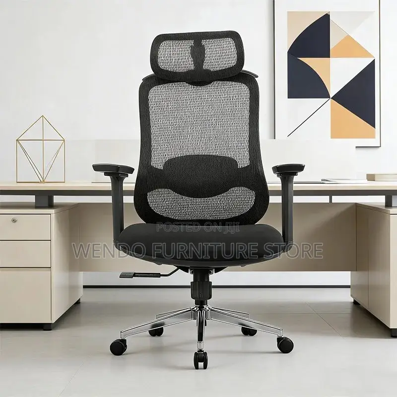 Office Chairs; Ergonomic Executive Office Chair With Headrest