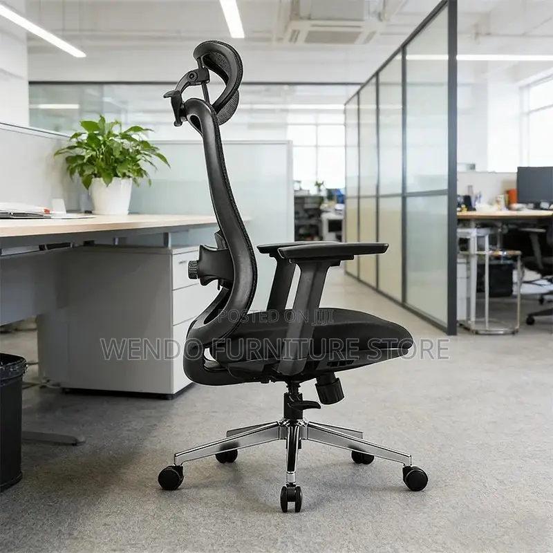 Office Chairs; Ergonomic Executive Office Chair With Headrest