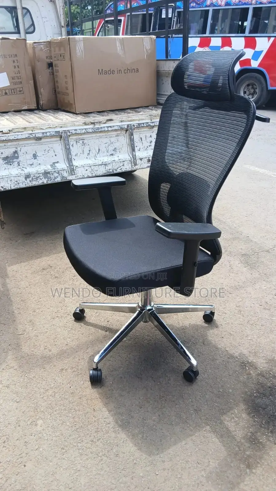 Office Chairs; Ergonomic Executive Office Chair With Headrest