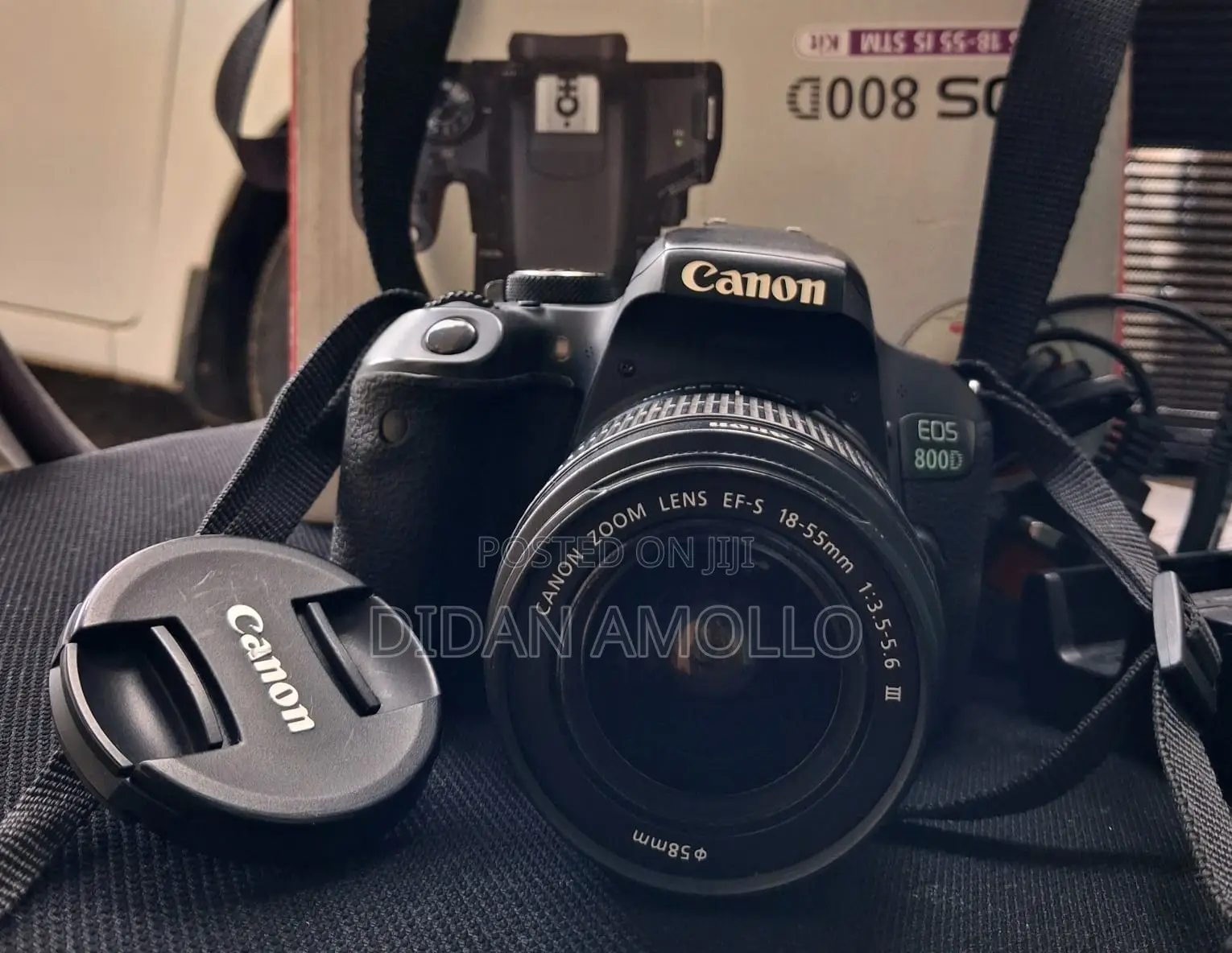 Canon EOS 800D DSLR 18-55mm Camera.
