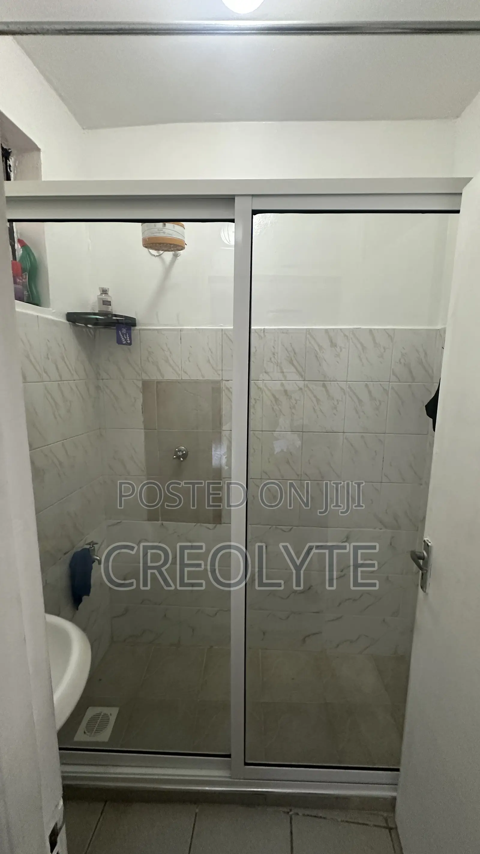 Aluminium Sliding Shower Enclosure – Nairobi Installation