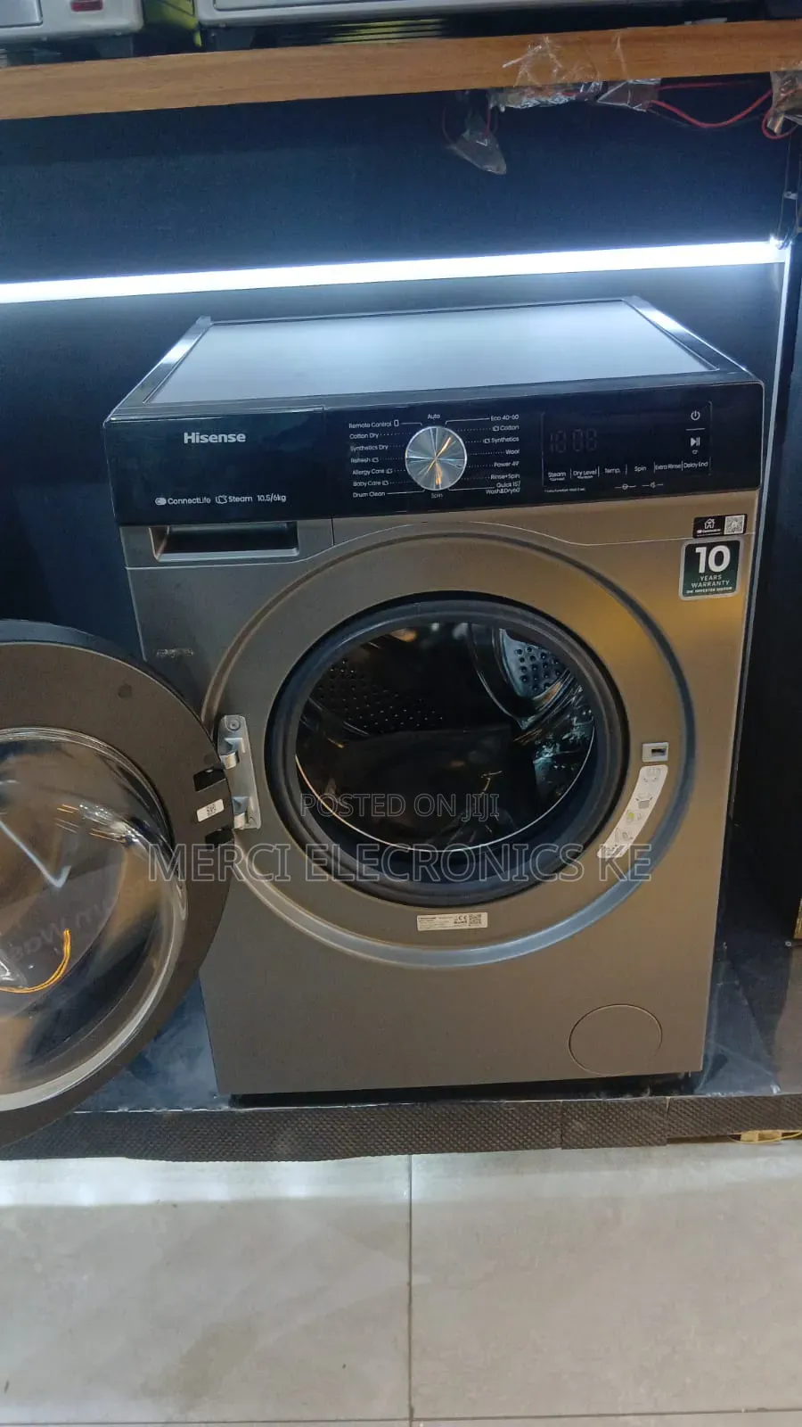 Hisense 10kg Wash Dry Wdqy8014evjmt Washing Machine