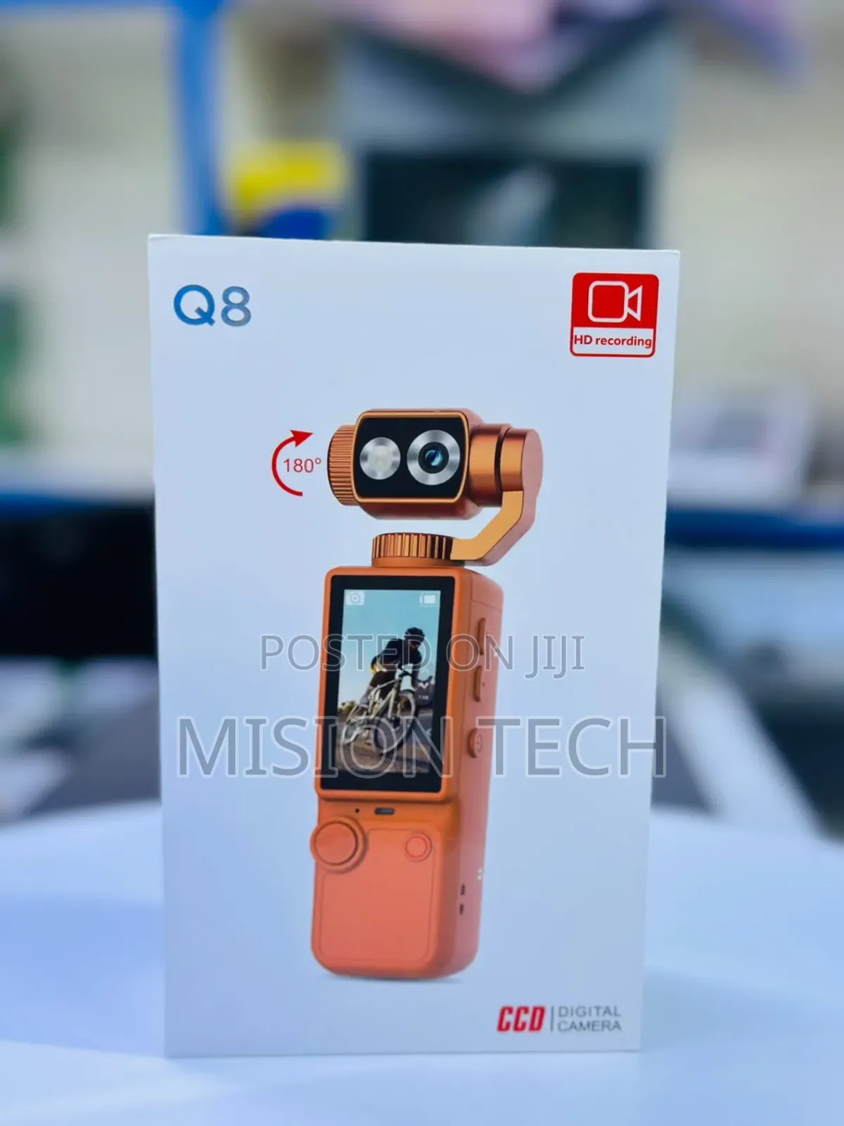 Q8 Ultra HD Sports Vlogging Pocket Gimbal Camera