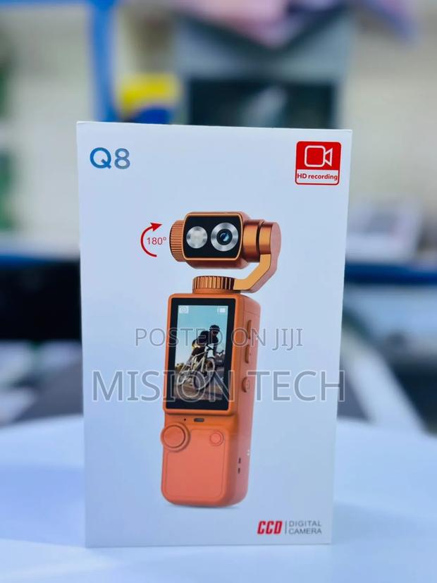 Q8 Ultra HD Sports Vlogging Pocket Gimbal Camera