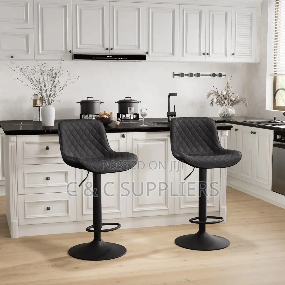 Modern Adjustable Kitchen Footstool.