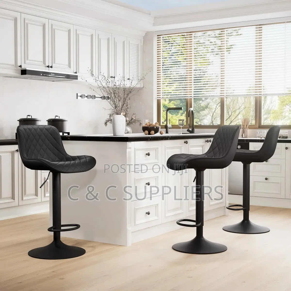 Modern Adjustable Kitchen Footstool.