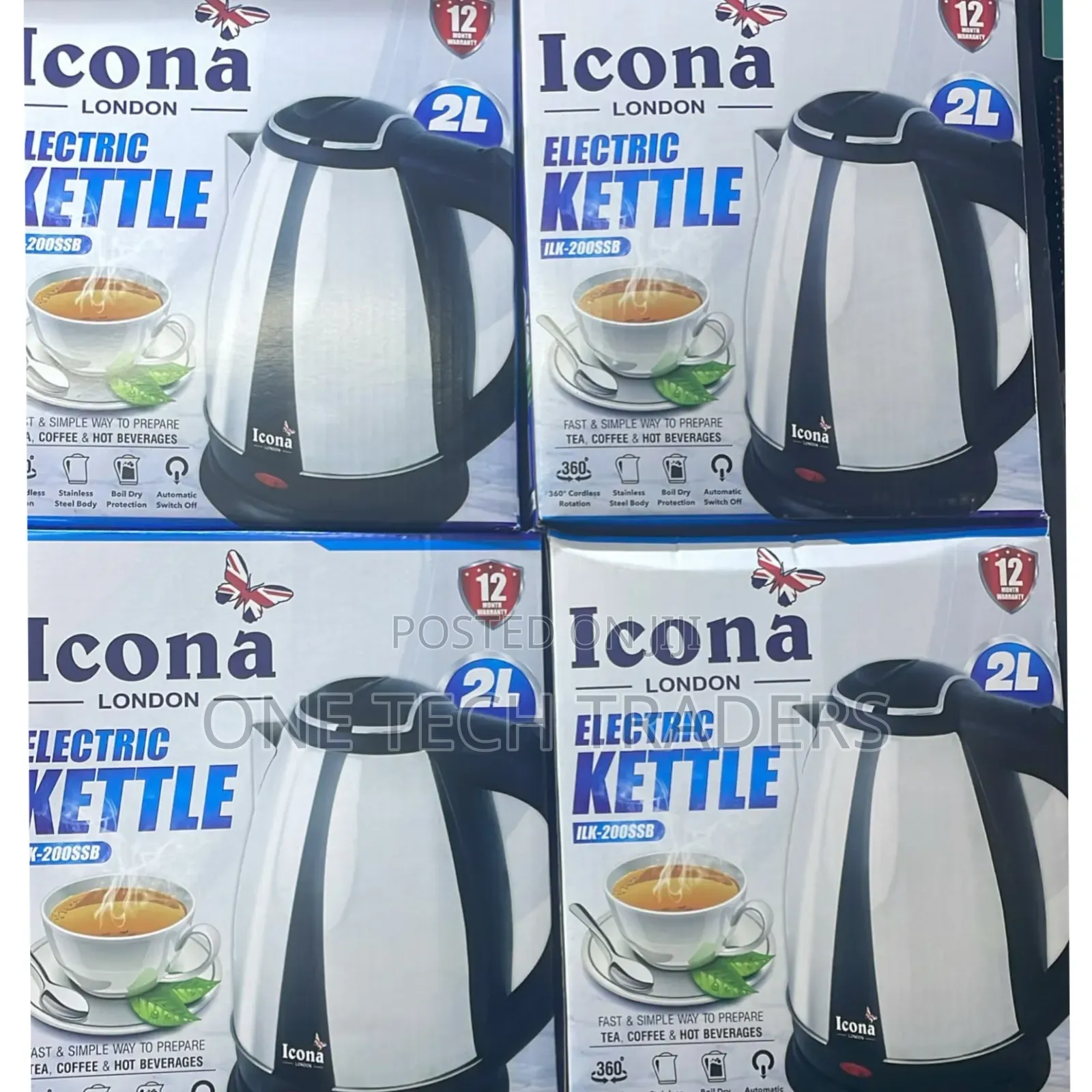 Icona  2litres Electric Kettles