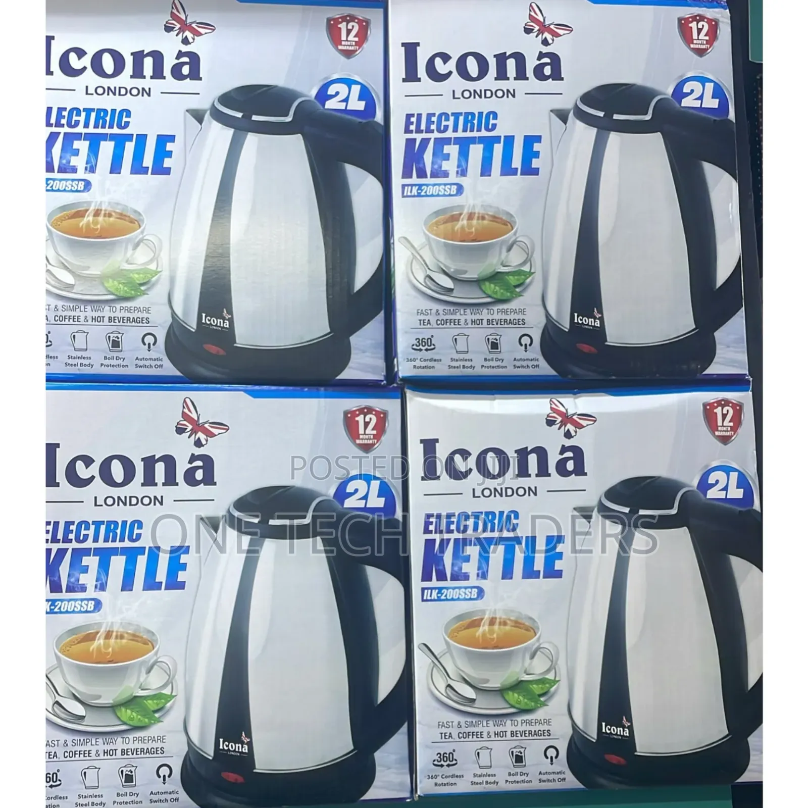 Icona  2litres Electric Kettles