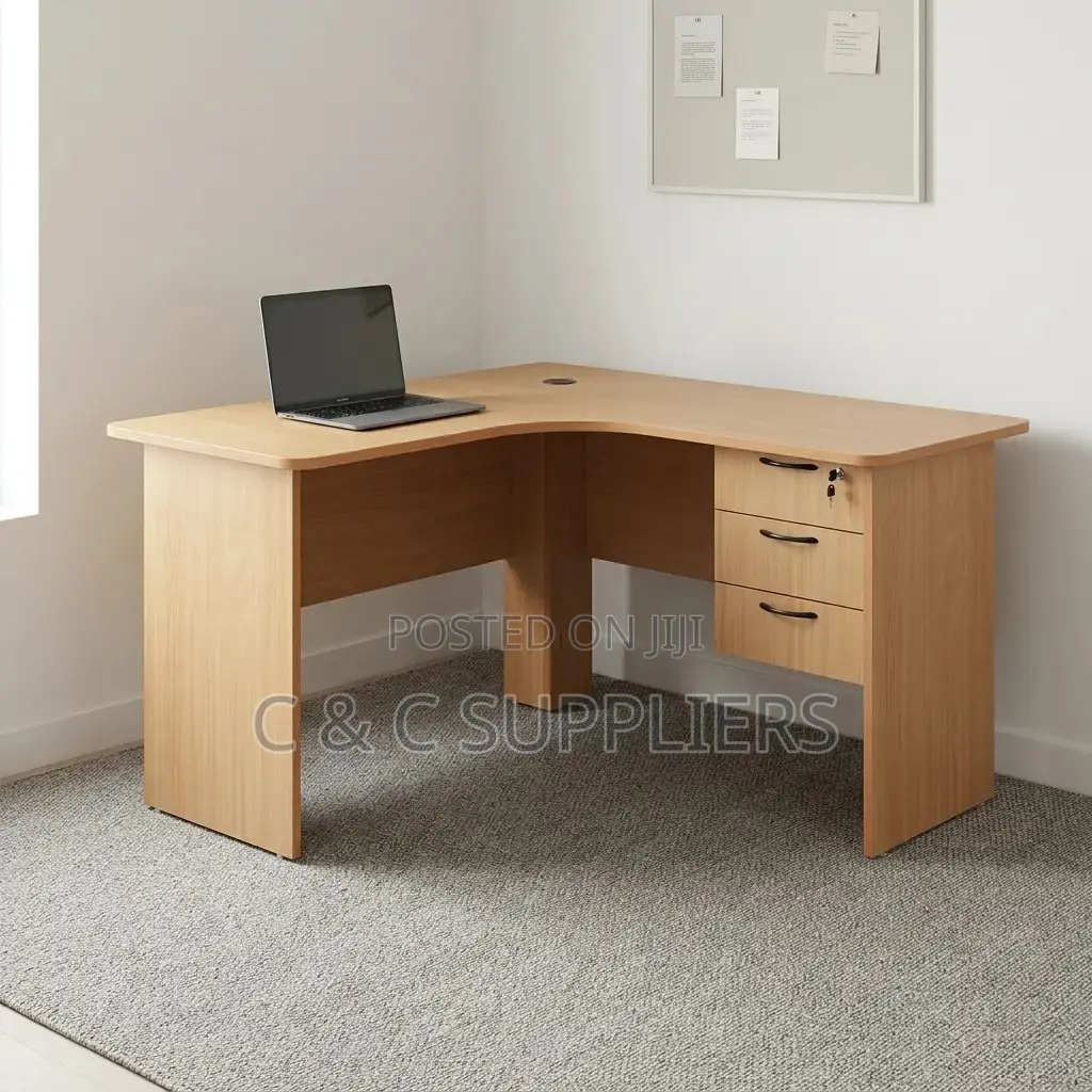 Custom Curved Home Study Desk-1.2m