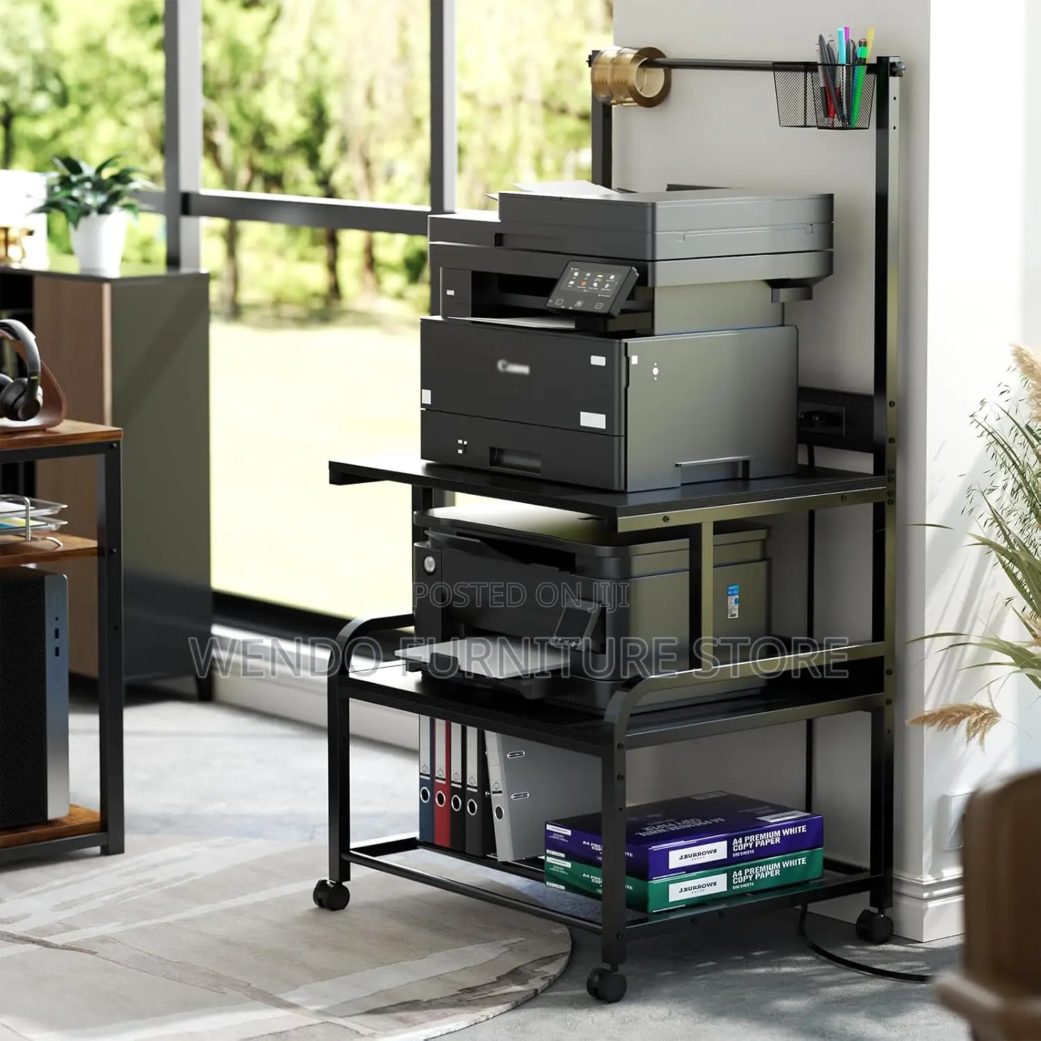 3-Tier Office Printer Stand