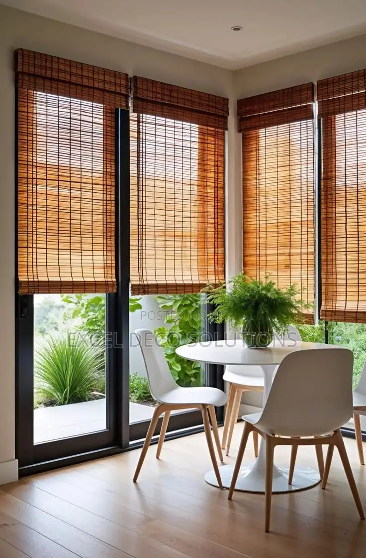 Bamboo Balcony Blinds KSh 6,000/SQM | Natural Texture