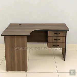 Office Desk; 1.2M L-Shaped Curved Design Office Desk