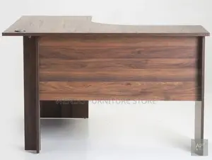 Office Desk; 1.2M L-Shaped Curved Design Office Desk