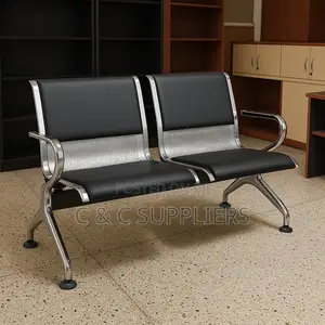 2-Link Padded Airport Waiting Bench
