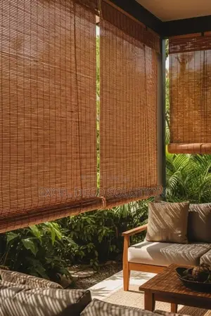 Bamboo Balcony Blinds KSh 6,000/SQM | Natural Texture