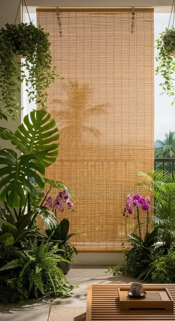 Bamboo Terrace Shades KSh 6,000/SQM | Natural Look