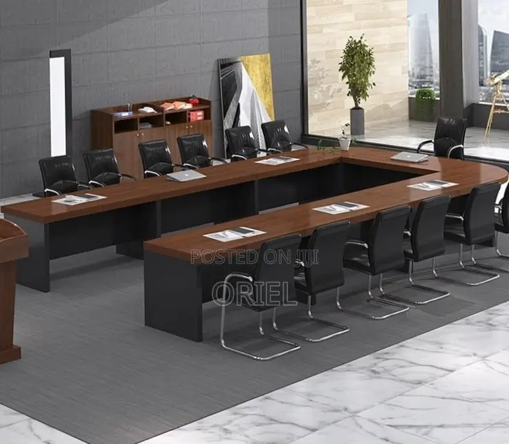 Office Table : U-Shaped 600CM Boardroom Meeting Table